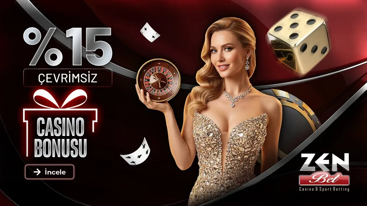 %15 Çevrimsiz Casino Bonusu