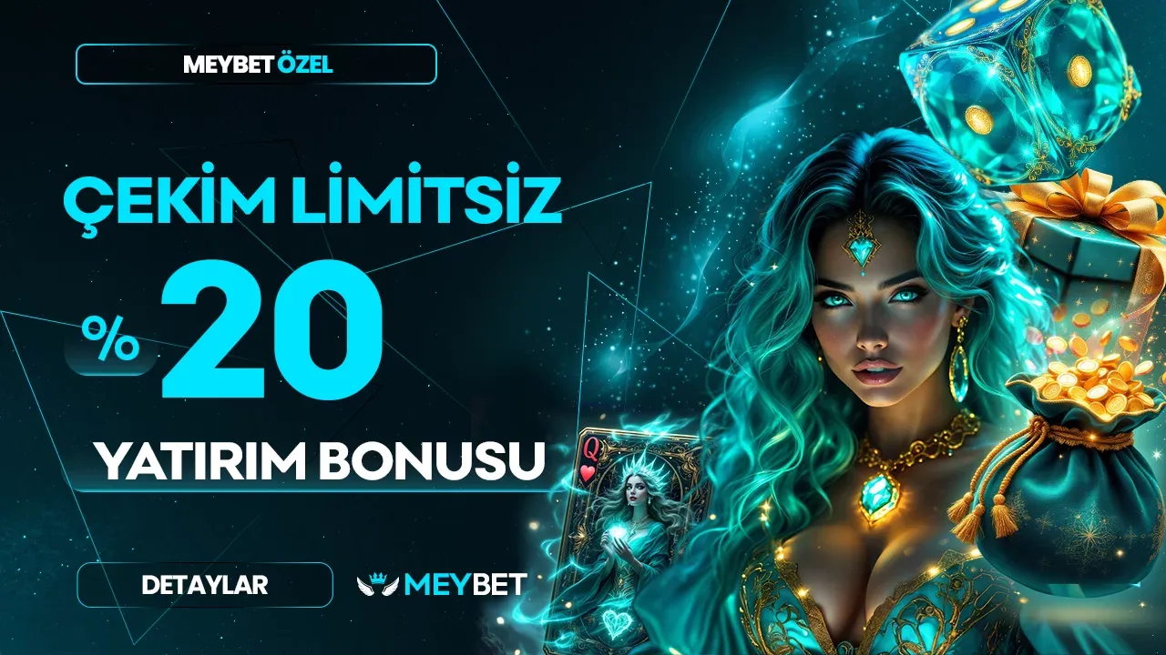 %20 Çekim Limitsiz Yatırım Bonusu
