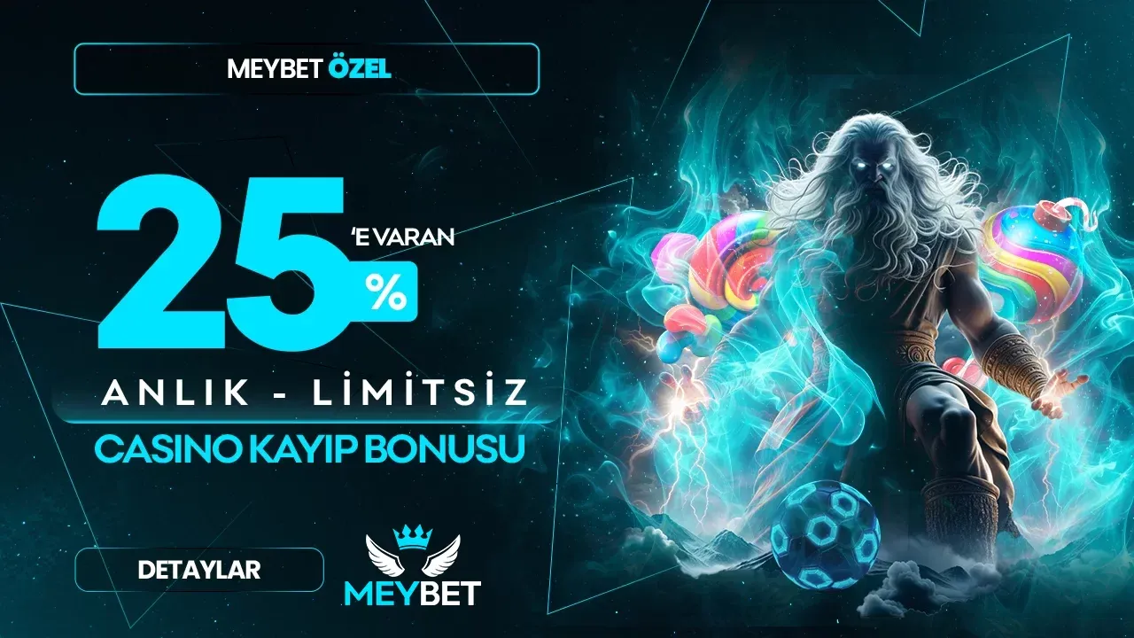 %25 Casino Anlık Çekim Limitsiz Kayıp Bonusu
