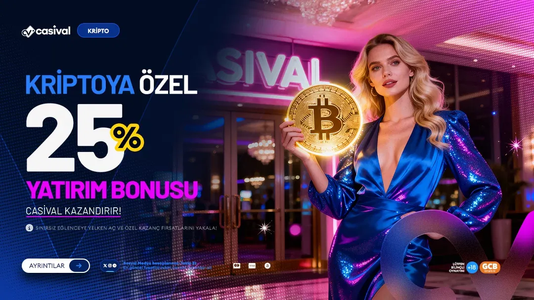 Kriptoya Özel %25 Yatırım Bonusu
